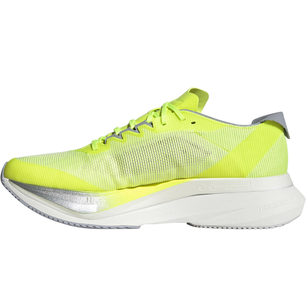 adidas zapatilla running hombre ADIZERO BOSTON 12 VERDE puntera