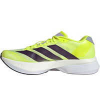 adidas zapatilla running hombre ADIZERO BOSTON 13 AMARILLO puntera