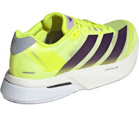 adidas zapatilla running hombre ADIZERO BOSTON 13 AMARILLO vista trasera