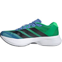 adidas zapatilla running hombre ADIZERO BOSTON 13 VERDE puntera