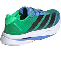 adidas zapatilla running hombre ADIZERO BOSTON 13 VERDE vista trasera