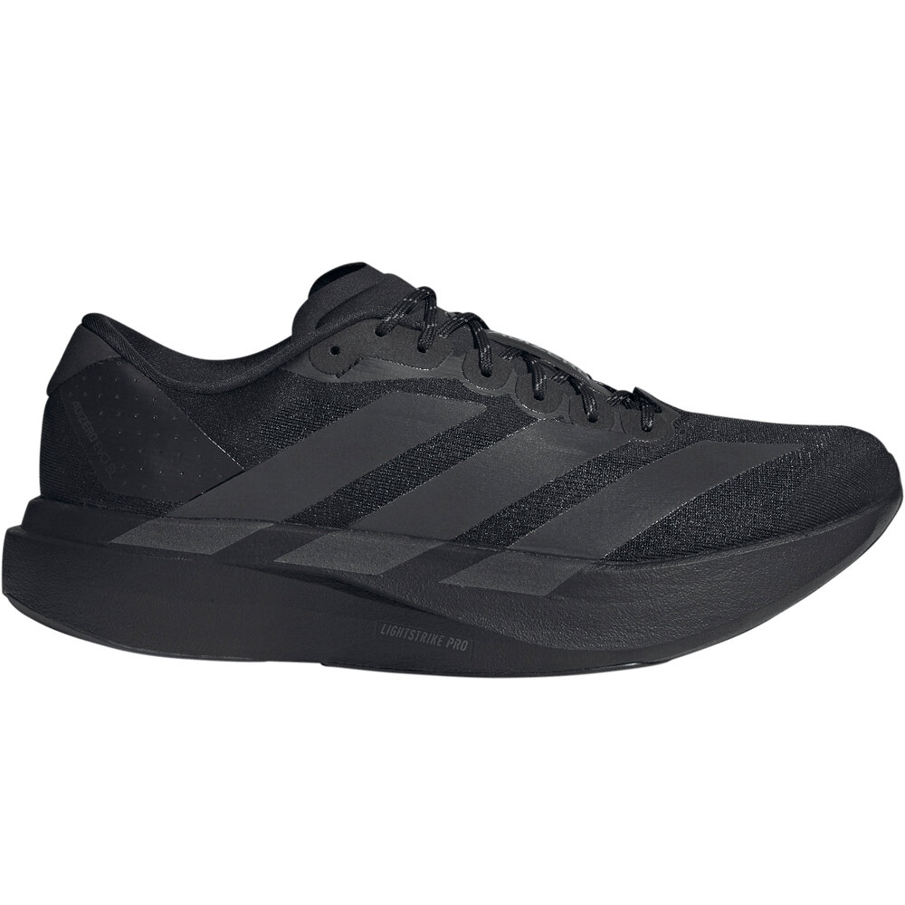 adidas zapatilla running hombre ADIZERO EVO SL NEGRO lateral exterior