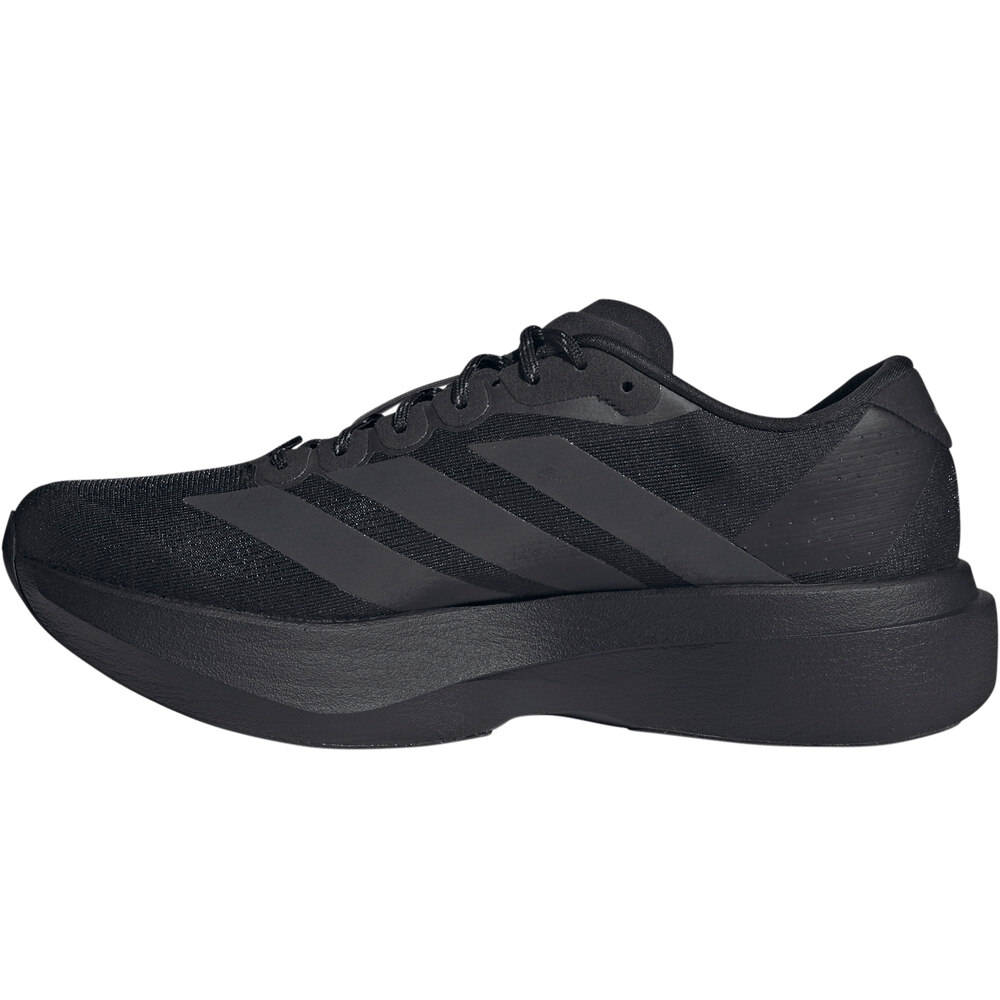 adidas zapatilla running hombre ADIZERO EVO SL NEGRO puntera