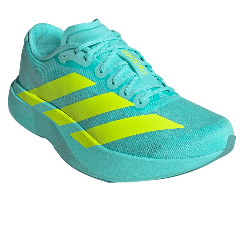 adidas zapatilla running hombre ADIZERO EVO SL VERDE lateral interior