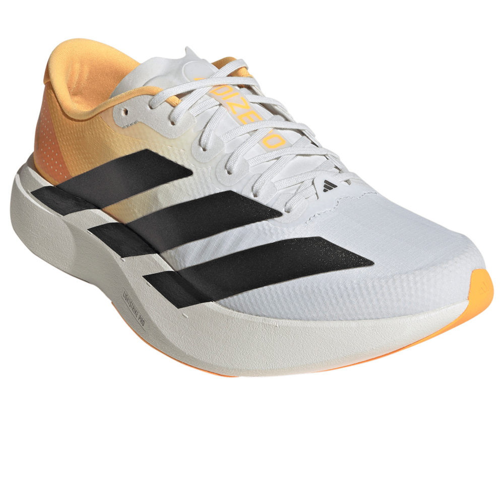 adidas zapatilla running hombre ADIZERO EVO SL WOVEN BLANCO lateral interior