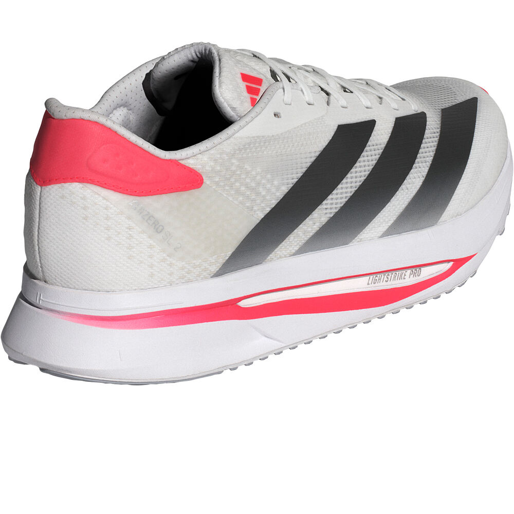 adidas zapatilla running hombre ADIZERO SL2 BLANCO vista trasera