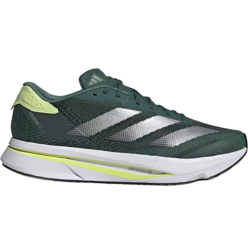 adidas zapatilla running hombre ADIZERO SL2 VERDE lateral exterior