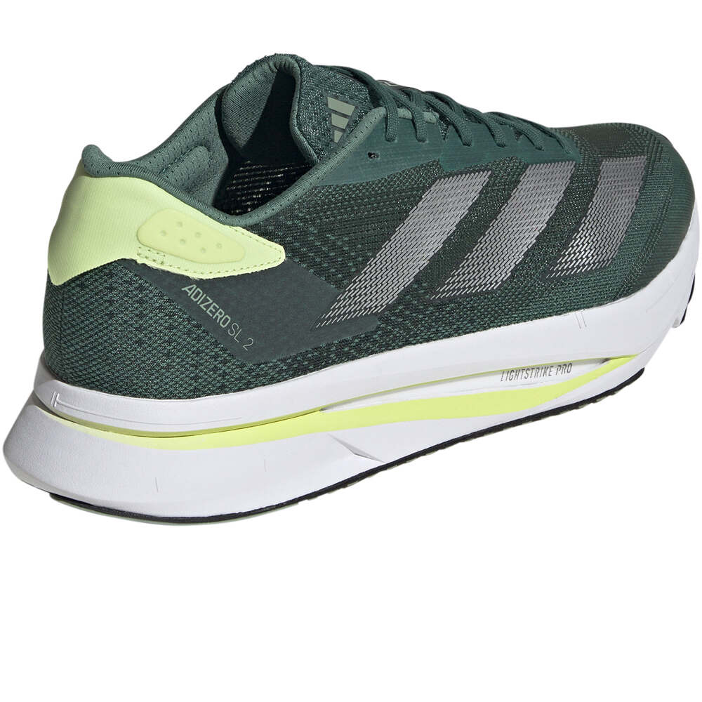 adidas zapatilla running hombre ADIZERO SL2 VERDE vista trasera