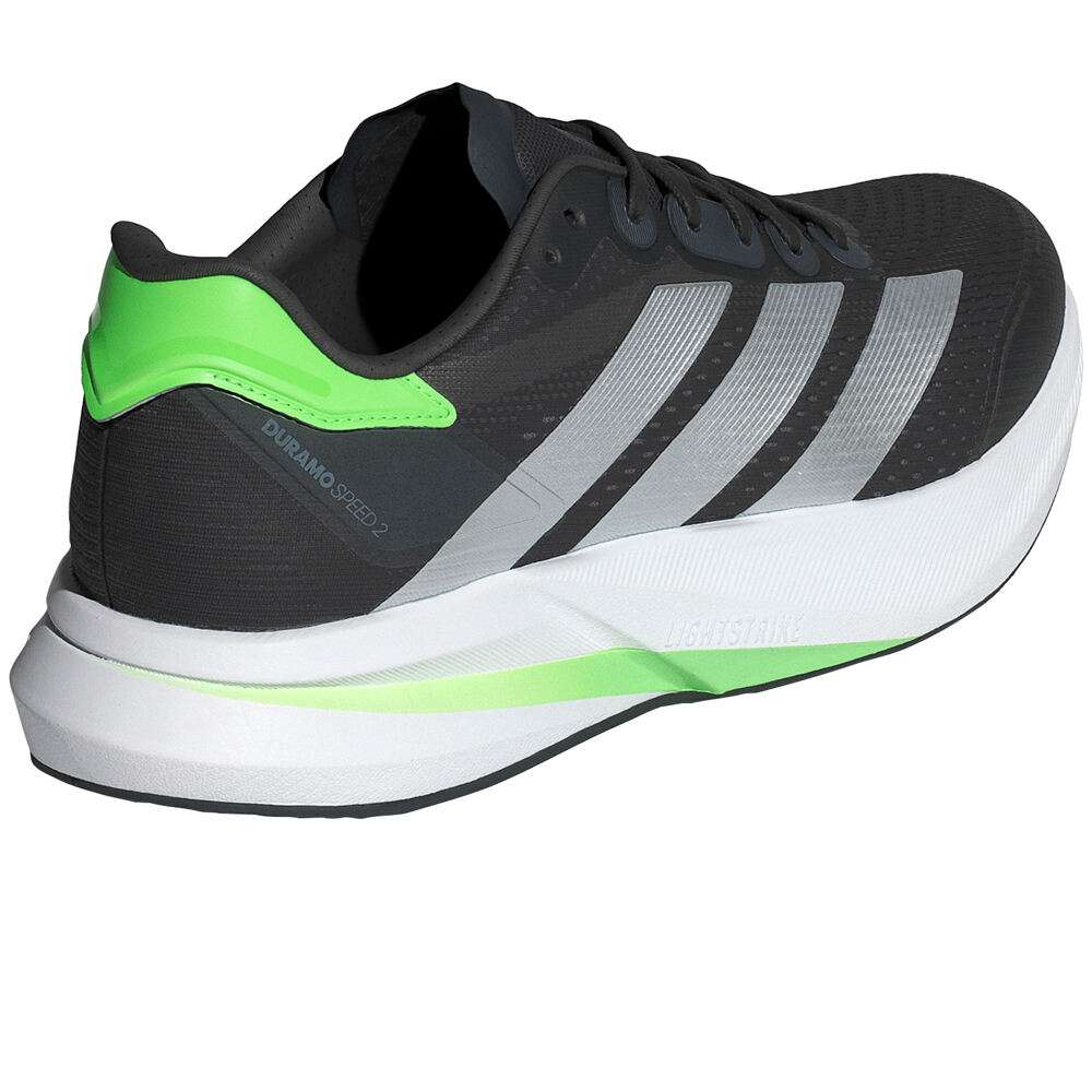 adidas zapatilla running hombre DURAMO SPEED 2 NEGRO vista trasera
