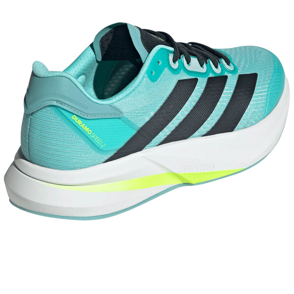 adidas zapatilla running hombre DURAMO SPEED 2 VERDE vista trasera