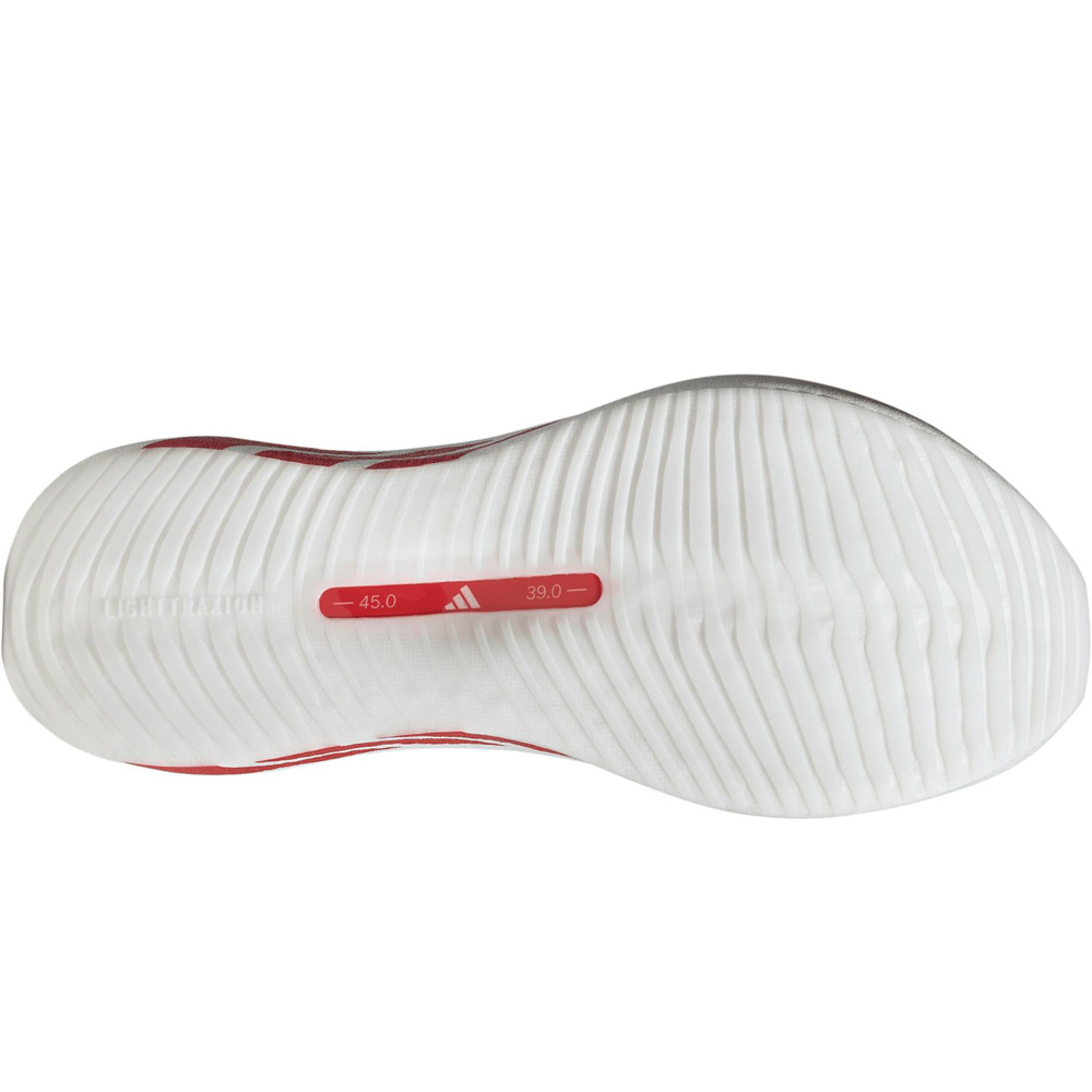 adidas zapatilla running hombre HYPERBOOST BLANCO vista superior