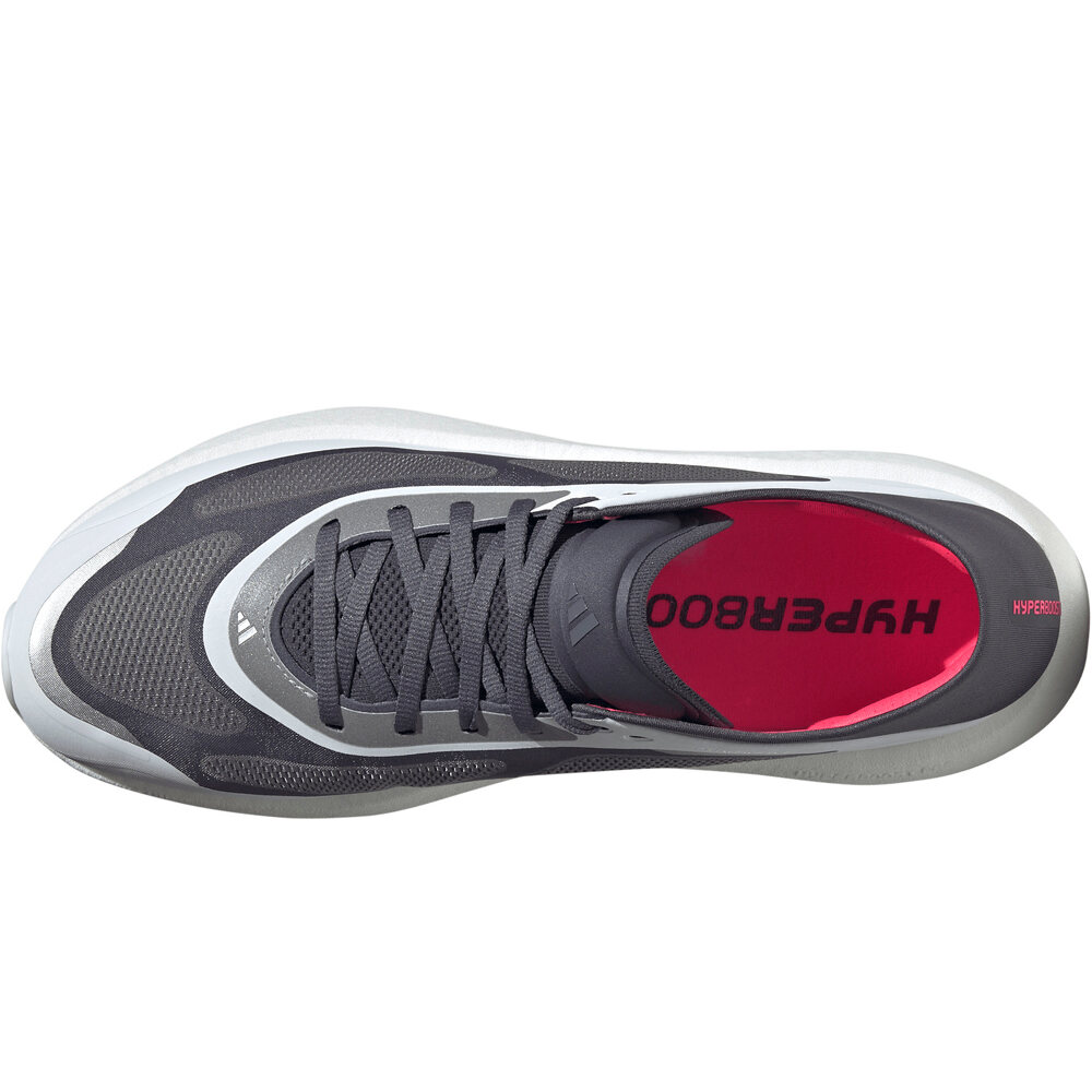adidas zapatilla running hombre HYPERBOOST RUN BLANCO 05