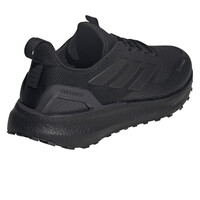 adidas zapatilla running hombre PUREBOOST 5 CLIMAWARM NEGRO vista trasera