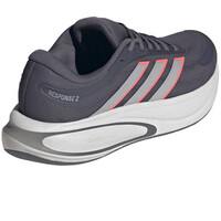 adidas zapatilla running hombre RESPONSE 2 GRIS vista trasera