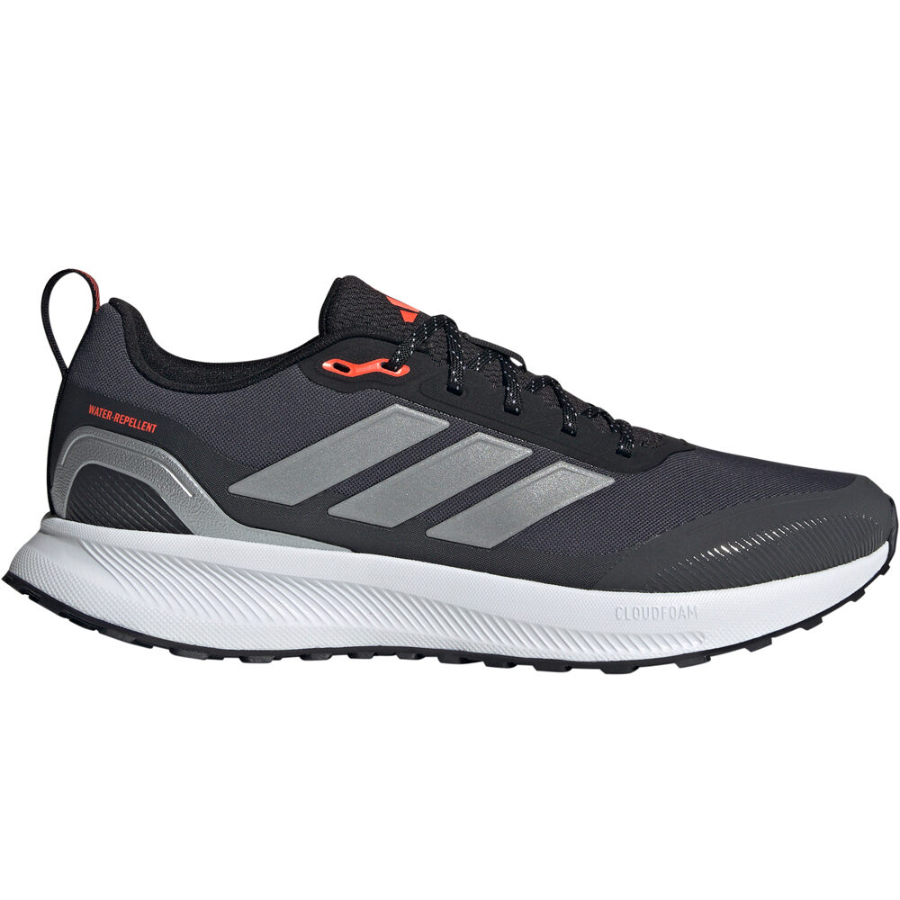 adidas zapatilla running hombre RUNFALCON 5 TR GRIS lateral exterior