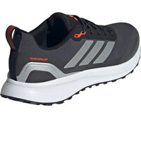adidas zapatilla running hombre RUNFALCON 5 TR GRIS vista trasera