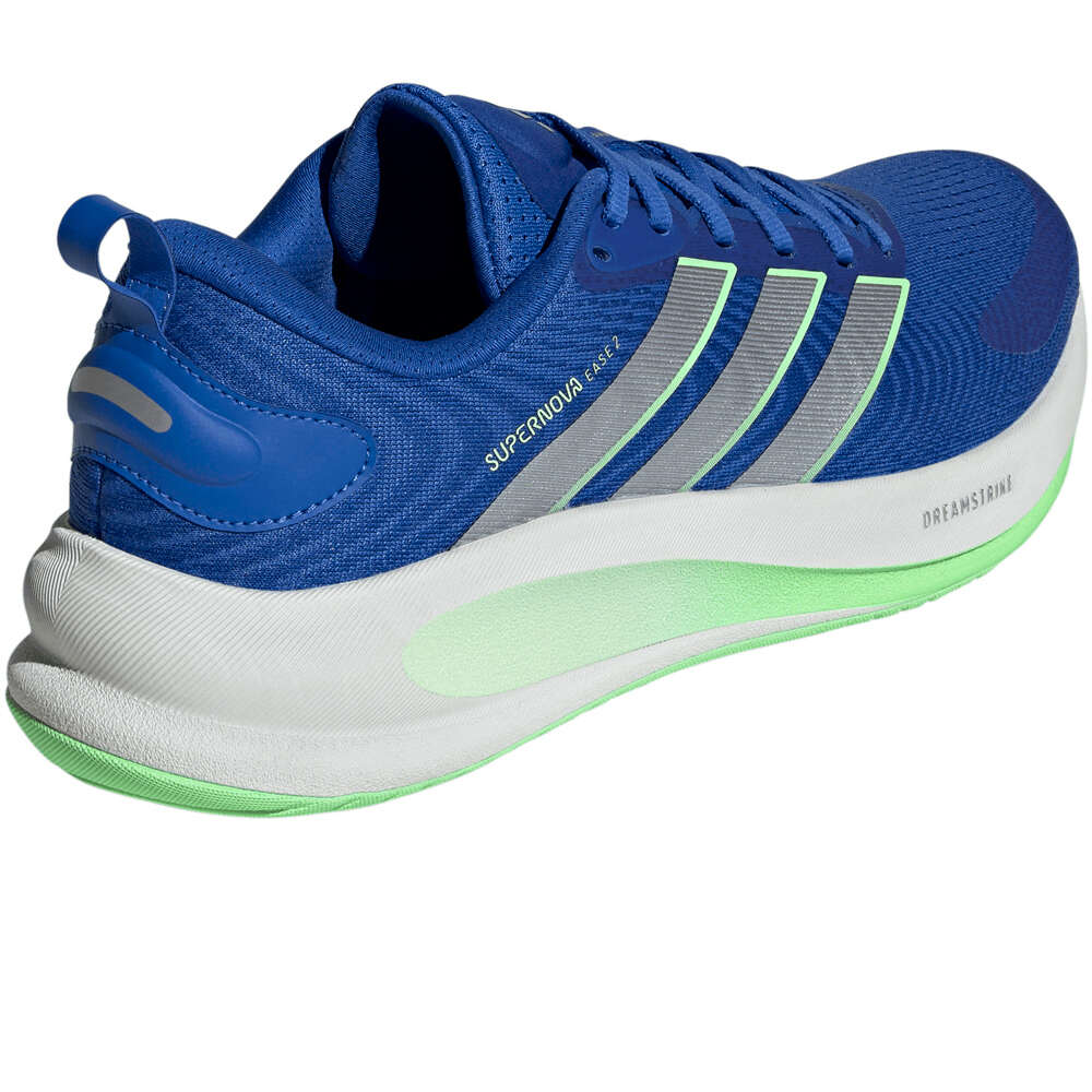 adidas zapatilla running hombre SUPERNOVA EASE 2 AZUL vista trasera