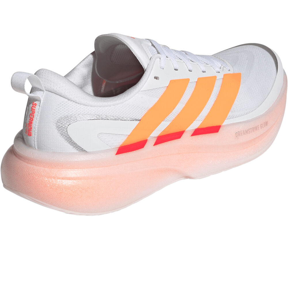 adidas zapatilla running hombre SUPERNOVA GLIDE BLANCO vista trasera