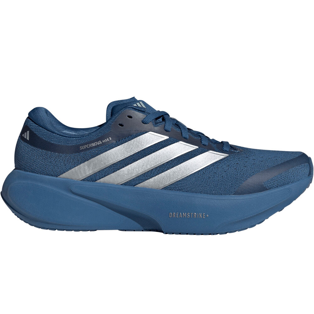 adidas zapatilla running hombre SUPERNOVA RISE 3 AZUL lateral exterior
