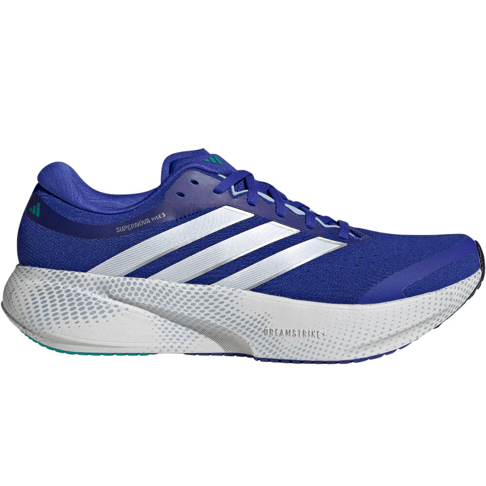 adidas zapatilla running hombre SUPERNOVA RISE 3 AZUL lateral exterior