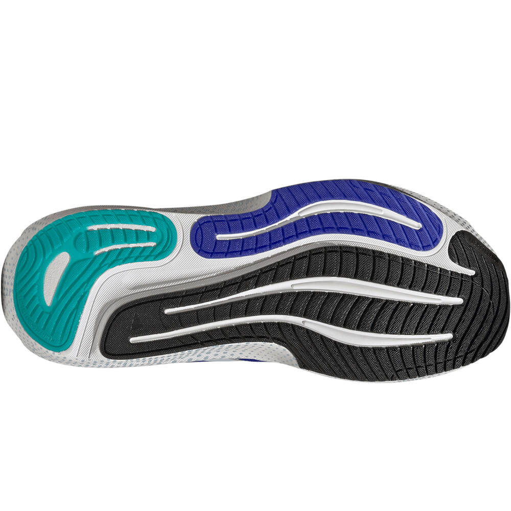 adidas zapatilla running hombre SUPERNOVA RISE 3 AZUL vista superior