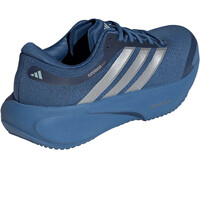 adidas zapatilla running hombre SUPERNOVA RISE 3 AZUL vista trasera