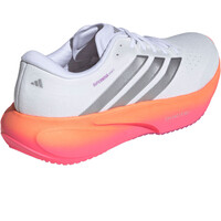 adidas zapatilla running hombre SUPERNOVA RISE 3 BLANCO vista trasera