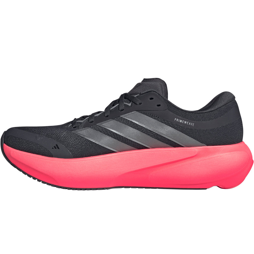 adidas zapatilla running hombre SUPERNOVA RISE 3 NEGRO puntera