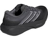 adidas zapatilla running hombre SUPERNOVA RISE 3 NEGRO vista trasera