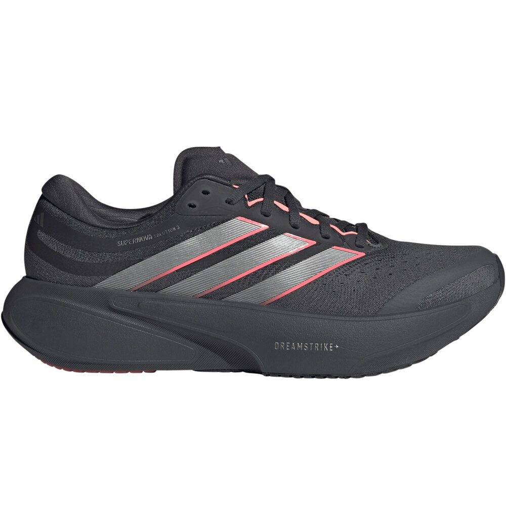 adidas zapatilla running hombre SUPERNOVA SOLUTION 3 GRIS lateral exterior