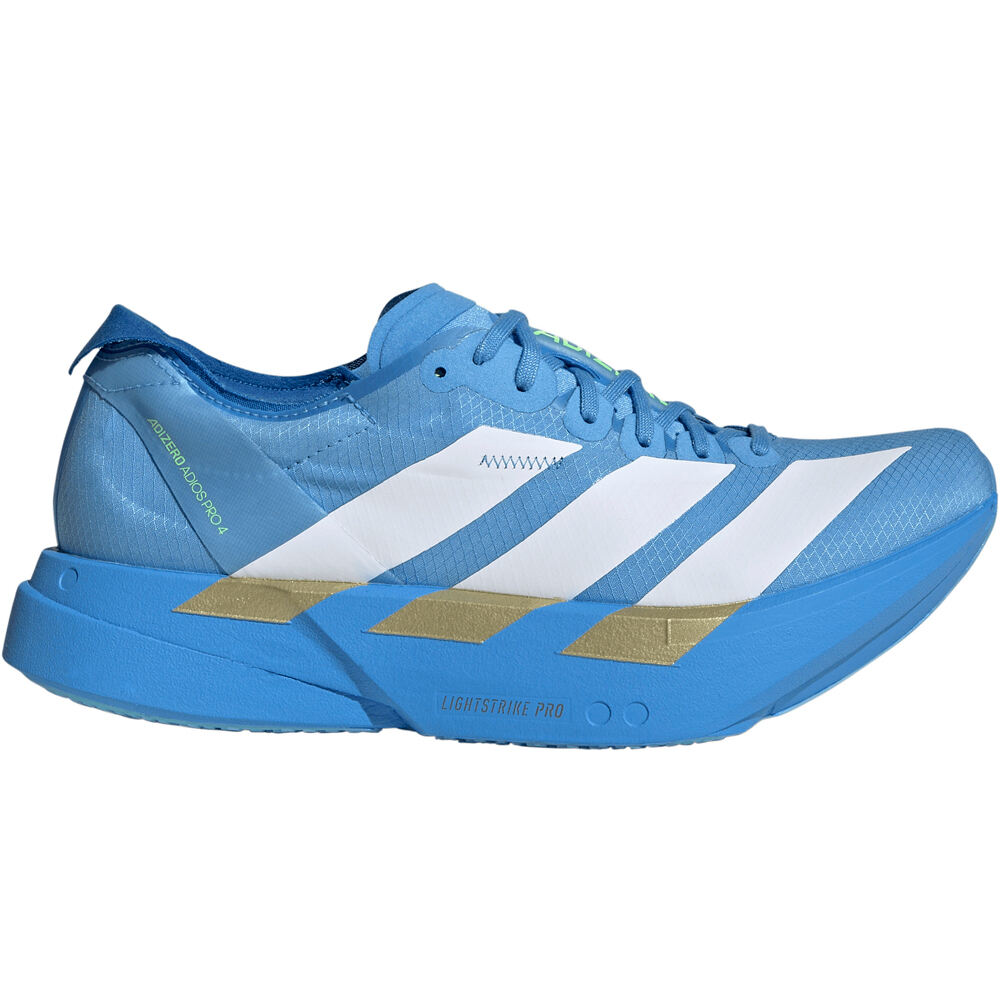 adidas zapatilla running mujer ADIZERO ADIOS PRO 4 BLANCO lateral exterior
