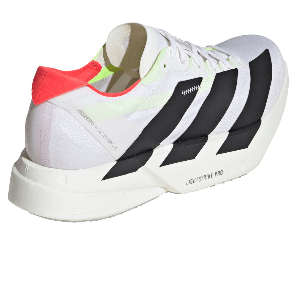 adidas zapatilla running mujer ADIZERO ADIOS PRO 4 BLANCO vista trasera