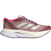 adidas zapatilla running mujer ADIZERO BOSTON 12 ROJO lateral exterior