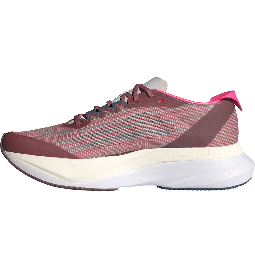 adidas zapatilla running mujer ADIZERO BOSTON 12 ROJO puntera