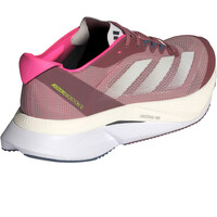 adidas zapatilla running mujer ADIZERO BOSTON 12 ROJO vista trasera