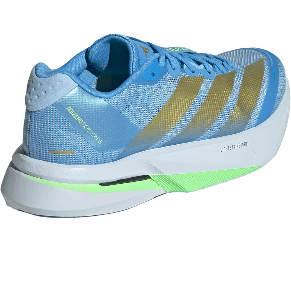adidas zapatilla running mujer ADIZERO BOSTON 13 AZUL vista trasera