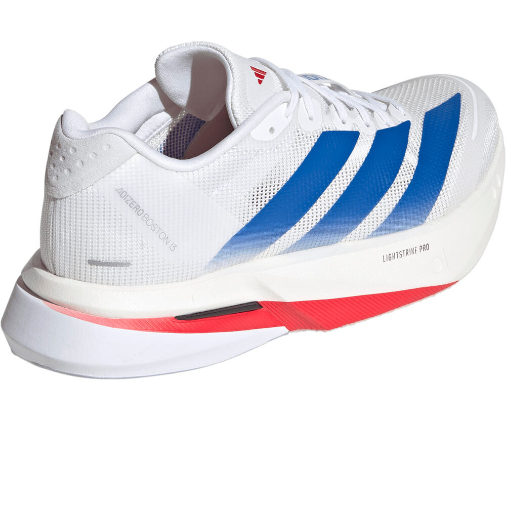 adidas zapatilla running mujer ADIZERO BOSTON 13 BLANCO vista trasera