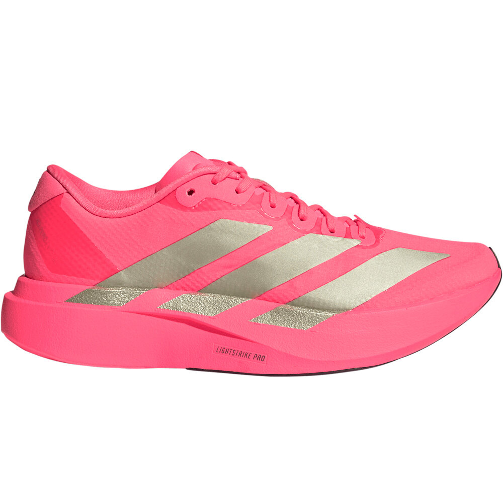 adidas zapatilla running mujer ADIZERO EVO SL ROSA lateral exterior