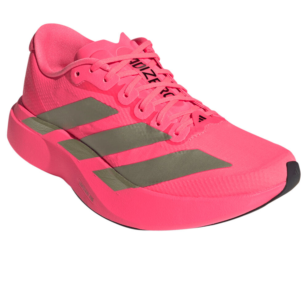 adidas zapatilla running mujer ADIZERO EVO SL ROSA lateral interior