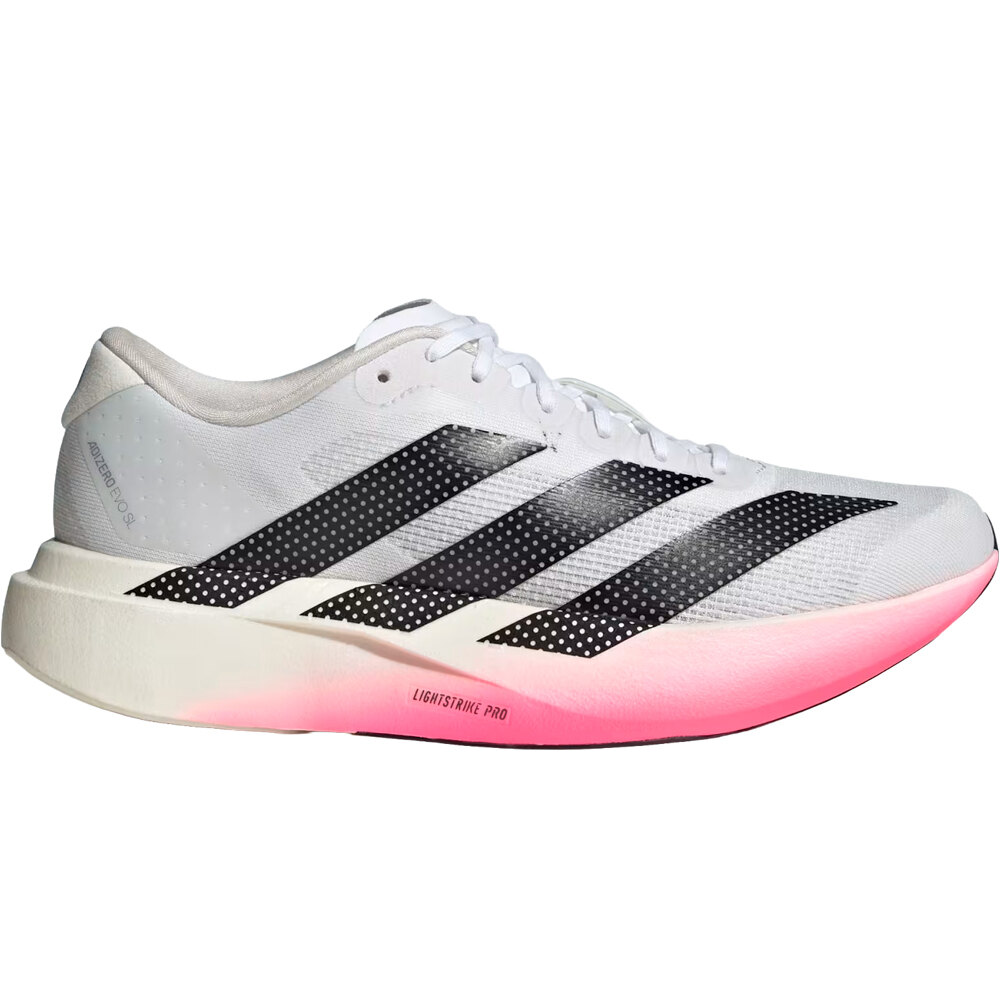adidas zapatilla running mujer adizero Evo SL W BLANCO lateral exterior