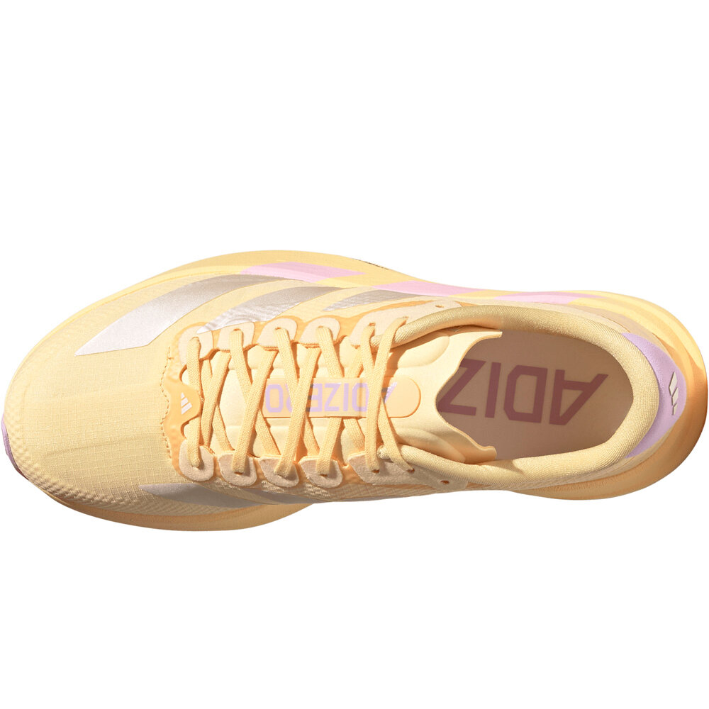 adidas zapatilla running mujer ADIZERO EVO SL WOVEN NARANJA 05