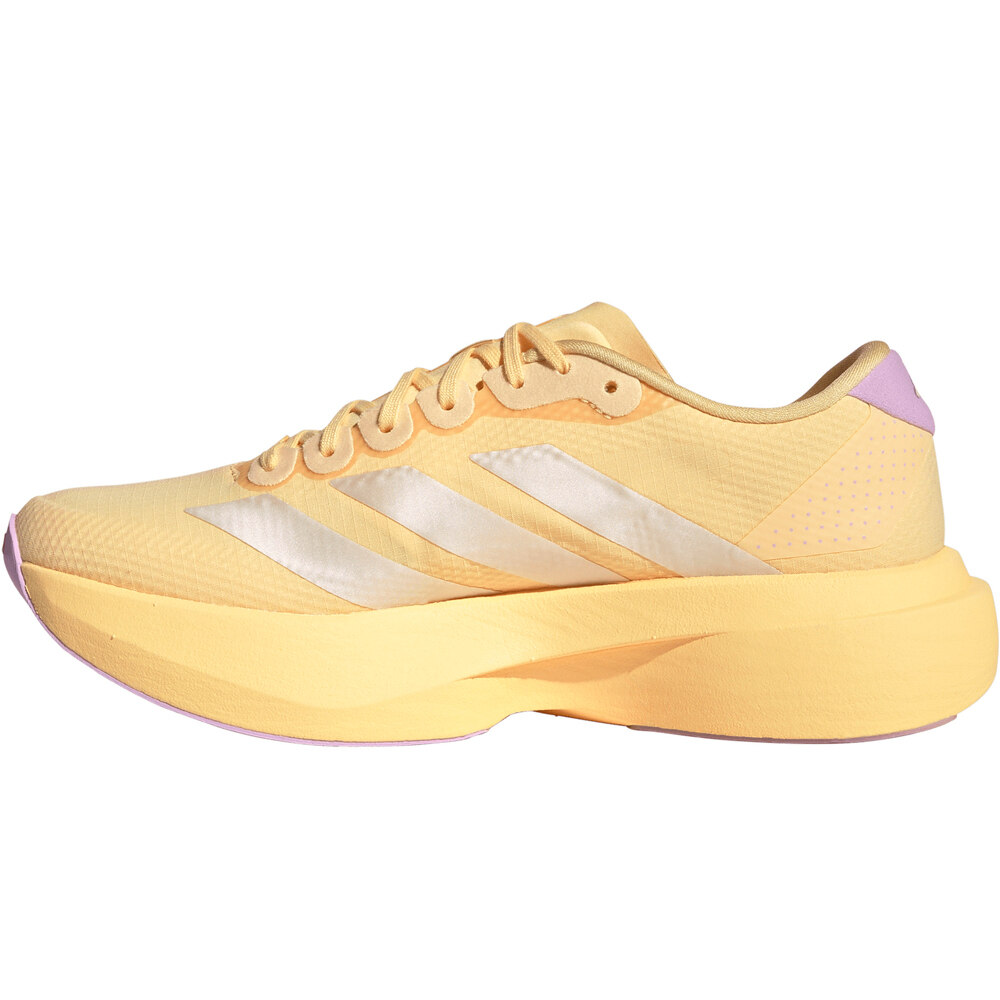 adidas zapatilla running mujer ADIZERO EVO SL WOVEN NARANJA puntera