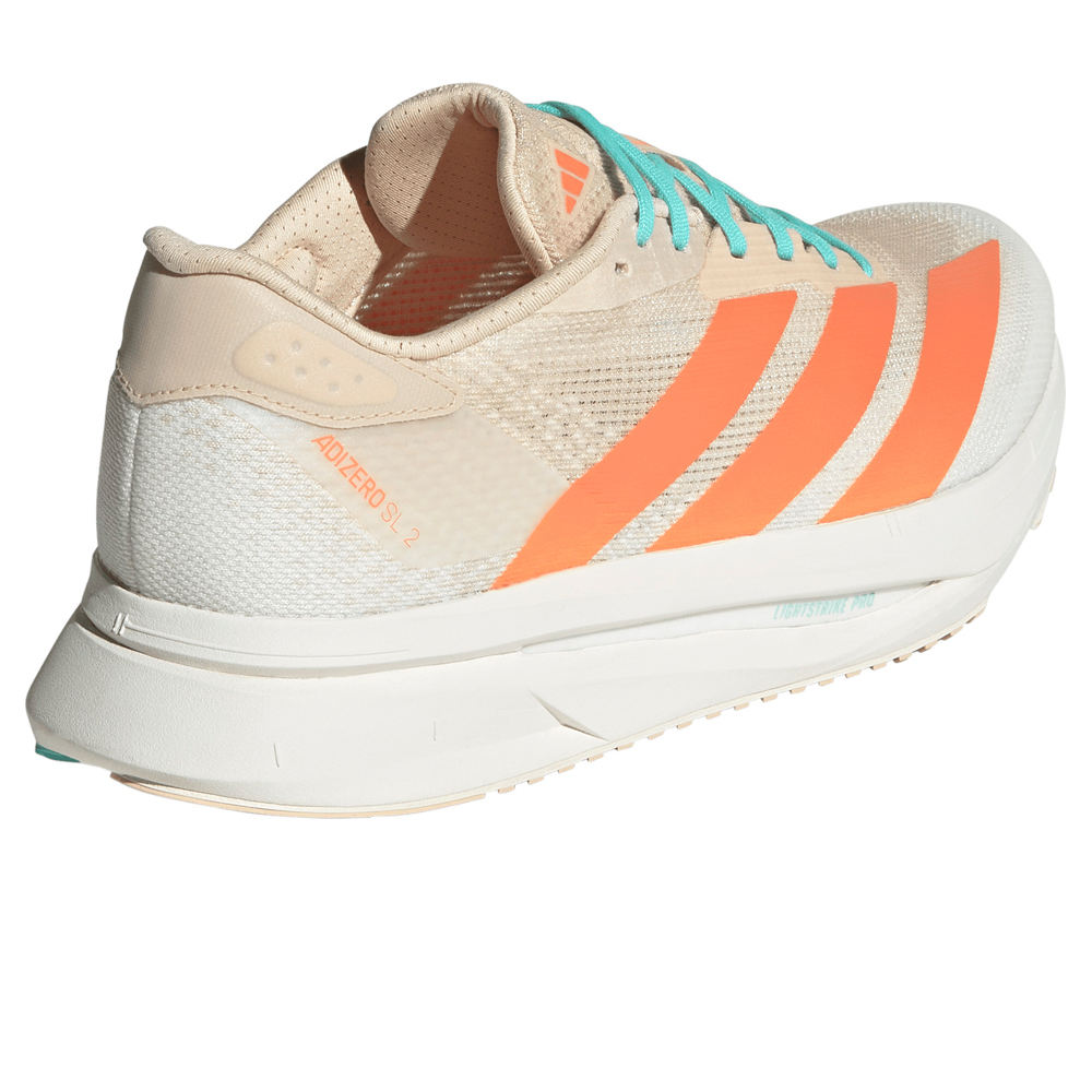 adidas zapatilla running mujer ADIZERO SL2 NARANJA vista trasera