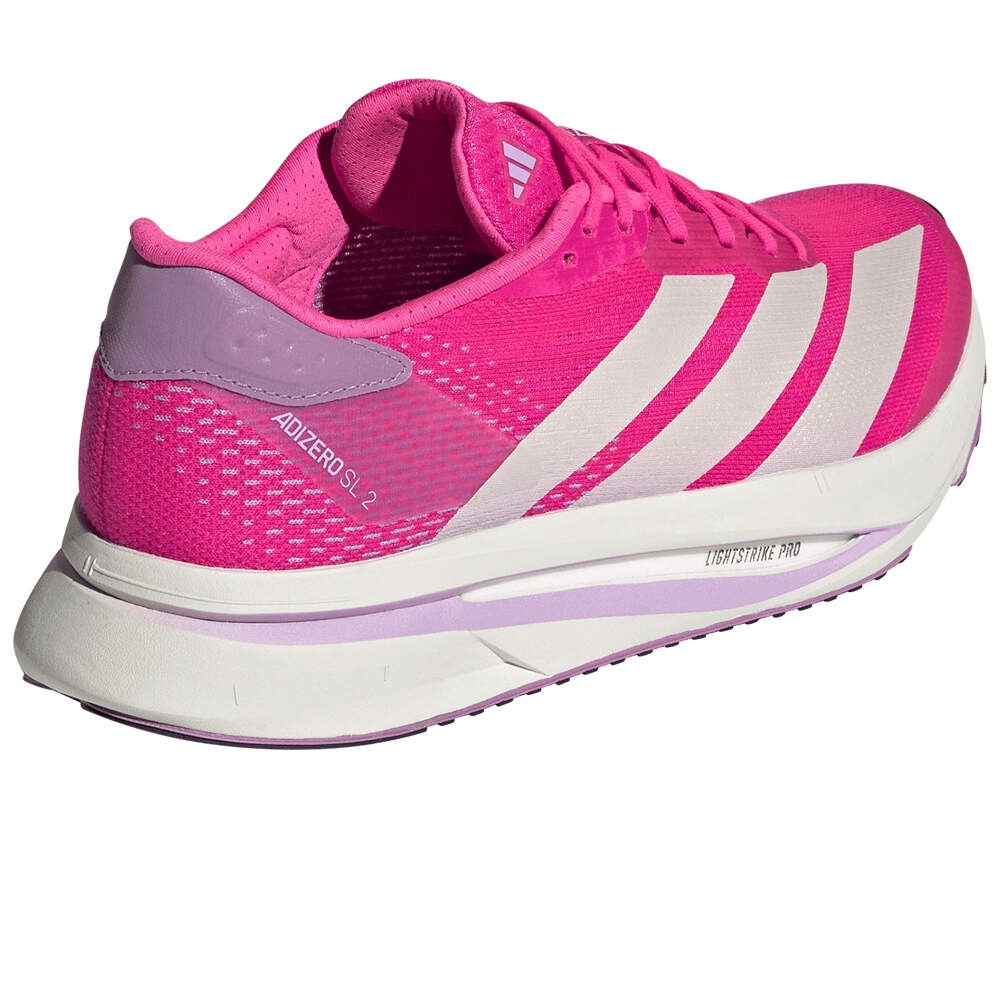 adidas zapatilla running mujer ADIZERO SL2 ROSA vista trasera
