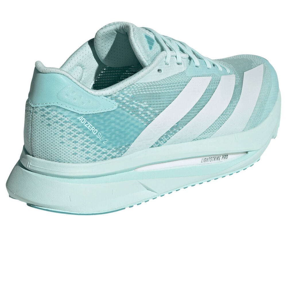 adidas zapatilla running mujer ADIZERO SL2 VERDE vista trasera