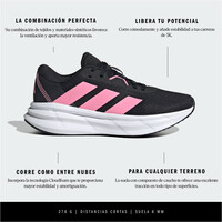 adidas zapatilla running mujer GALAXY 7 NEGRO 06