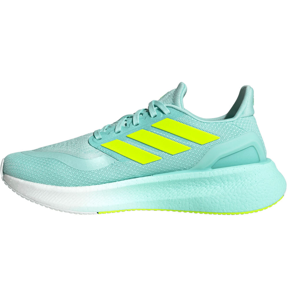 adidas zapatilla running mujer PUREBOOST 5 VERDE puntera