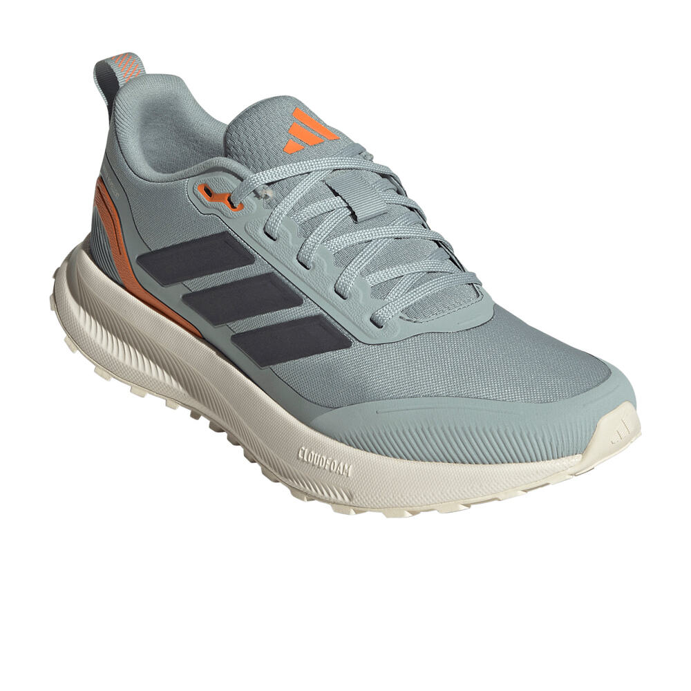 adidas zapatilla running mujer RUNFALCON 5 TR VERDE lateral interior