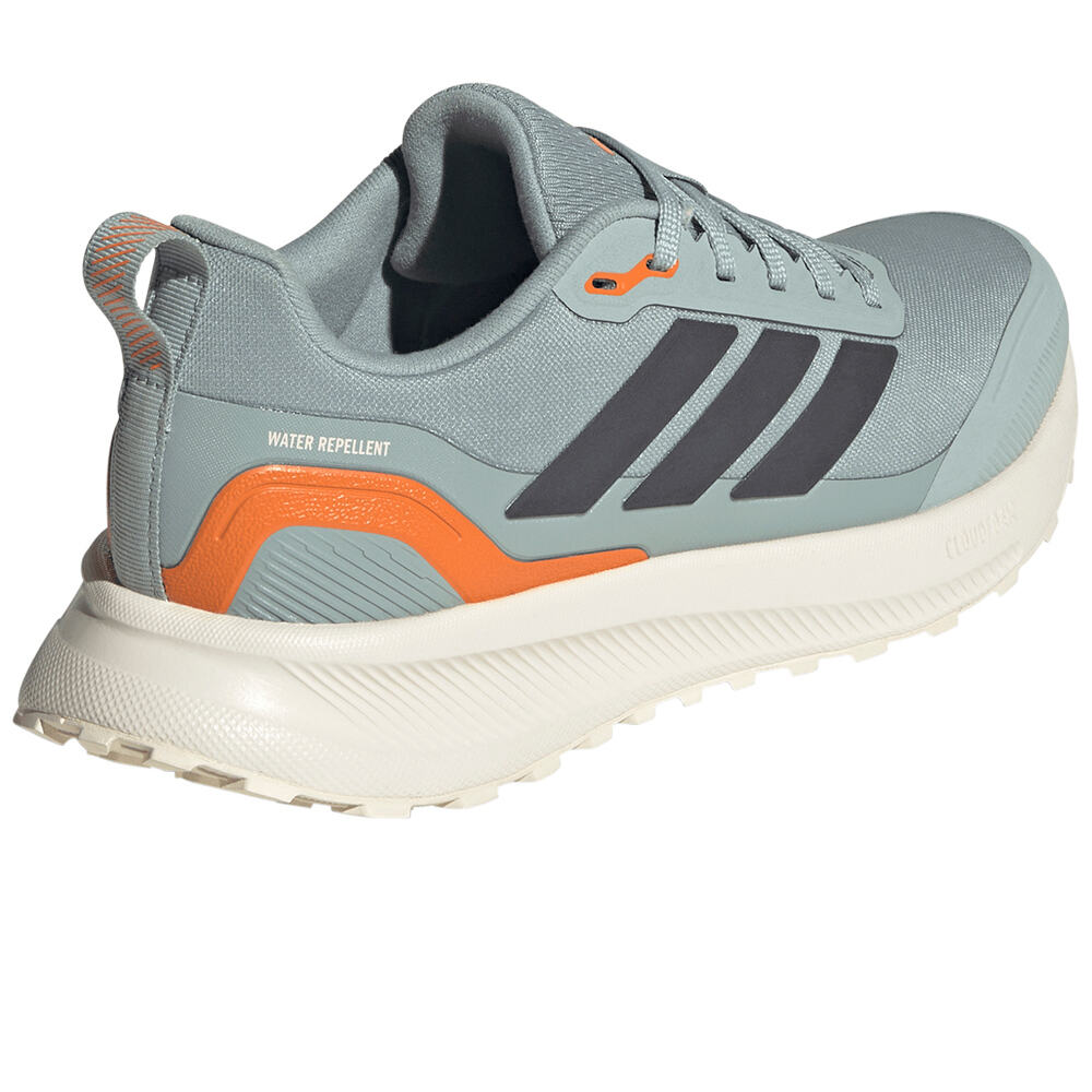 adidas zapatilla running mujer RUNFALCON 5 TR VERDE vista trasera