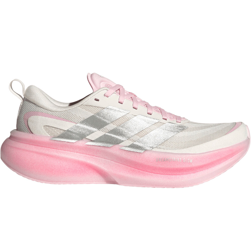 adidas zapatilla running mujer SUPERNOVA GLIDE BLANCO lateral exterior